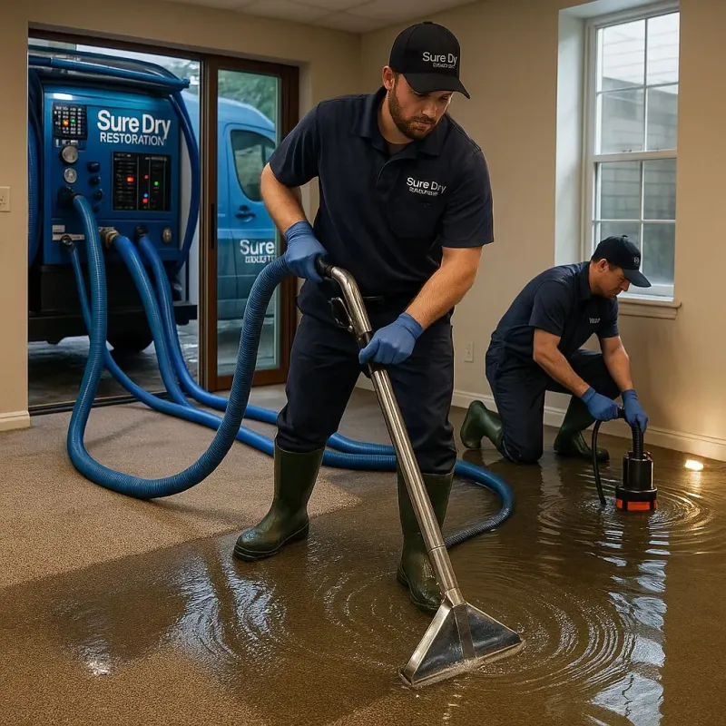 Water Extraction and Removal process in El Portal, FL